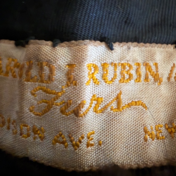 Vintage Harold Rubin Furs New York Fur Hat Black Russian Style - Picture 11 of 15